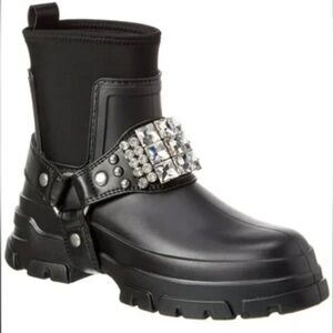 New KARL LAGERFELD - Rami Lug Sole Ankle Boots Size 8